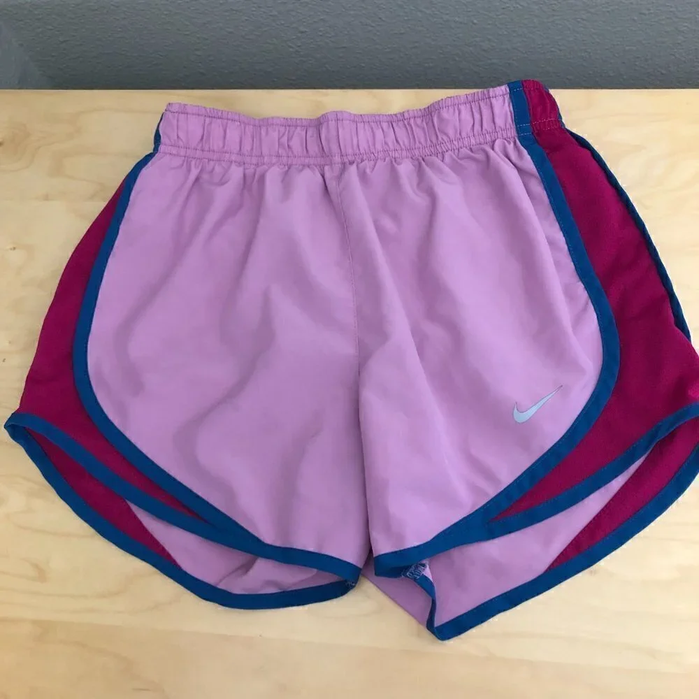 NIKE Dri-Fit Tempo Athletic Shorts Women's size XS Pink & Red